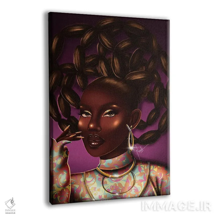 تابلو دکوراتیو تاج اثر ناندی ال. فرناندز - نمای پرسپکتیو محصول