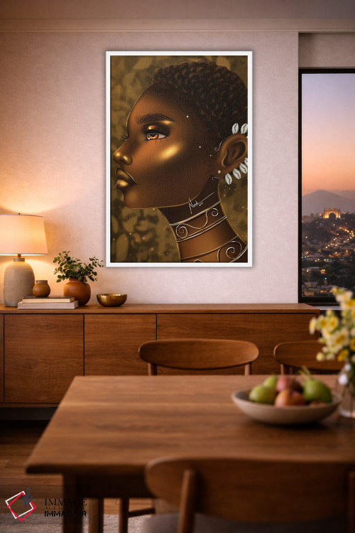 تابلو دکوراتیو طلایی اثر ناندی ال. فرناندز - D1W