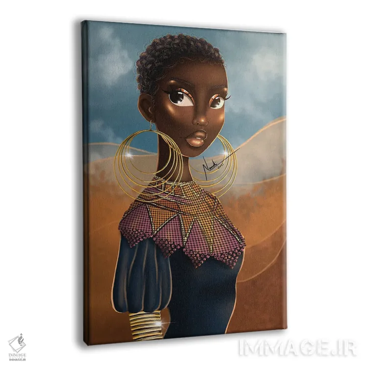 تابلو دکوراتیو شاهزاده صحرای ساهارا اثر ناندی ال. فرناندز - نمای پرسپکتیو محصول