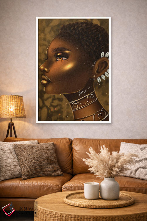 تابلو دکوراتیو طلایی اثر ناندی ال. فرناندز - D2W