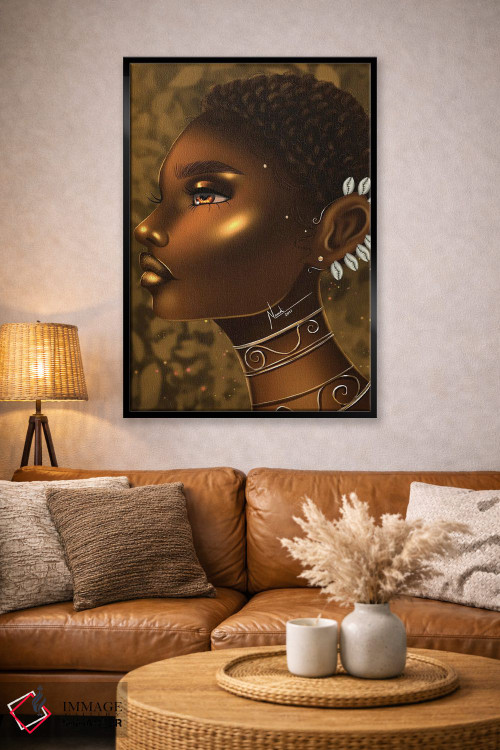 تابلو دکوراتیو طلایی اثر ناندی ال. فرناندز - D3B