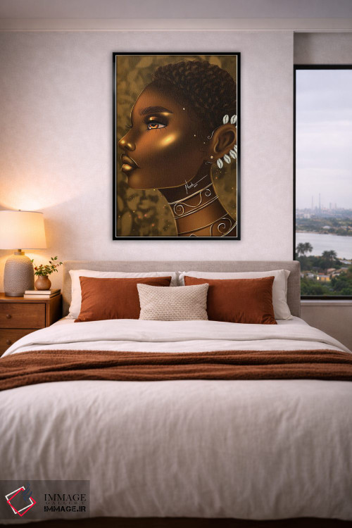 تابلو دکوراتیو طلایی اثر ناندی ال. فرناندز - D4B