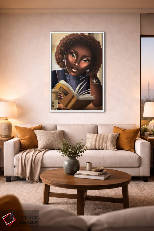 تابلو دکوراتیو کتاب دوست اثر ناندی ال. فرناندز - D1W