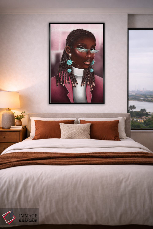 تابلو دکوراتیو کارت صورت اثر ناندی ال. فرناندز - D4B