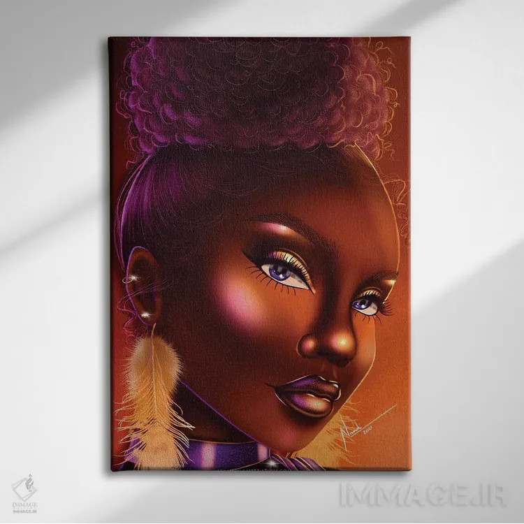 تابلو دکوراتیو ایمانی اثر ناندی ال. فرناندز - نمای روبهرو روی دیوار