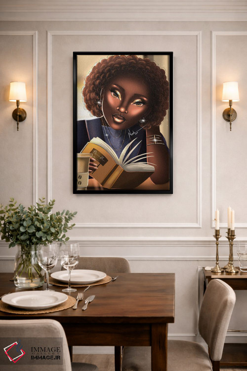 تابلو دکوراتیو کتاب دوست اثر ناندی ال. فرناندز - D3B