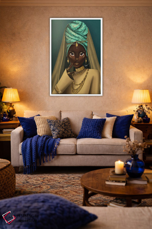 تابلو دکوراتیو شیبا اثر ناندی ال. فرناندز - D2W