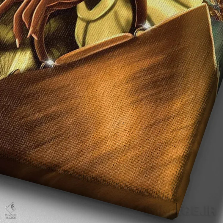 تابلو دکوراتیو نسیم تابستانی اثر ناندی ال. فرناندز - نمای نزدیک بافت بوم