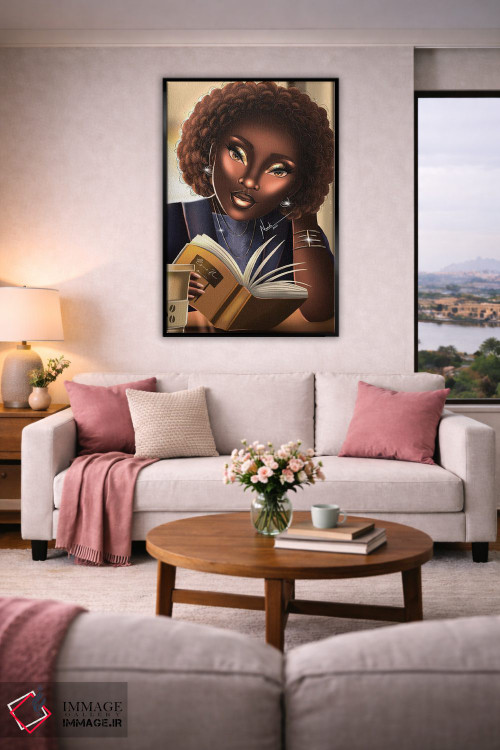 تابلو دکوراتیو کتاب دوست اثر ناندی ال. فرناندز - D6B