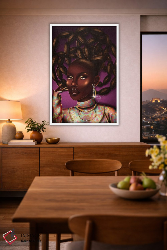 تابلو دکوراتیو تاج اثر ناندی ال. فرناندز - D1W
