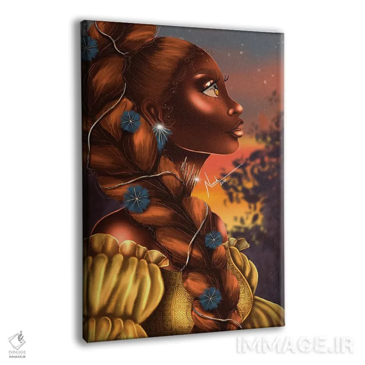 تابلو دکوراتیو نالا اثر ناندی ال. فرناندز - نمای پرسپکتیو محصول