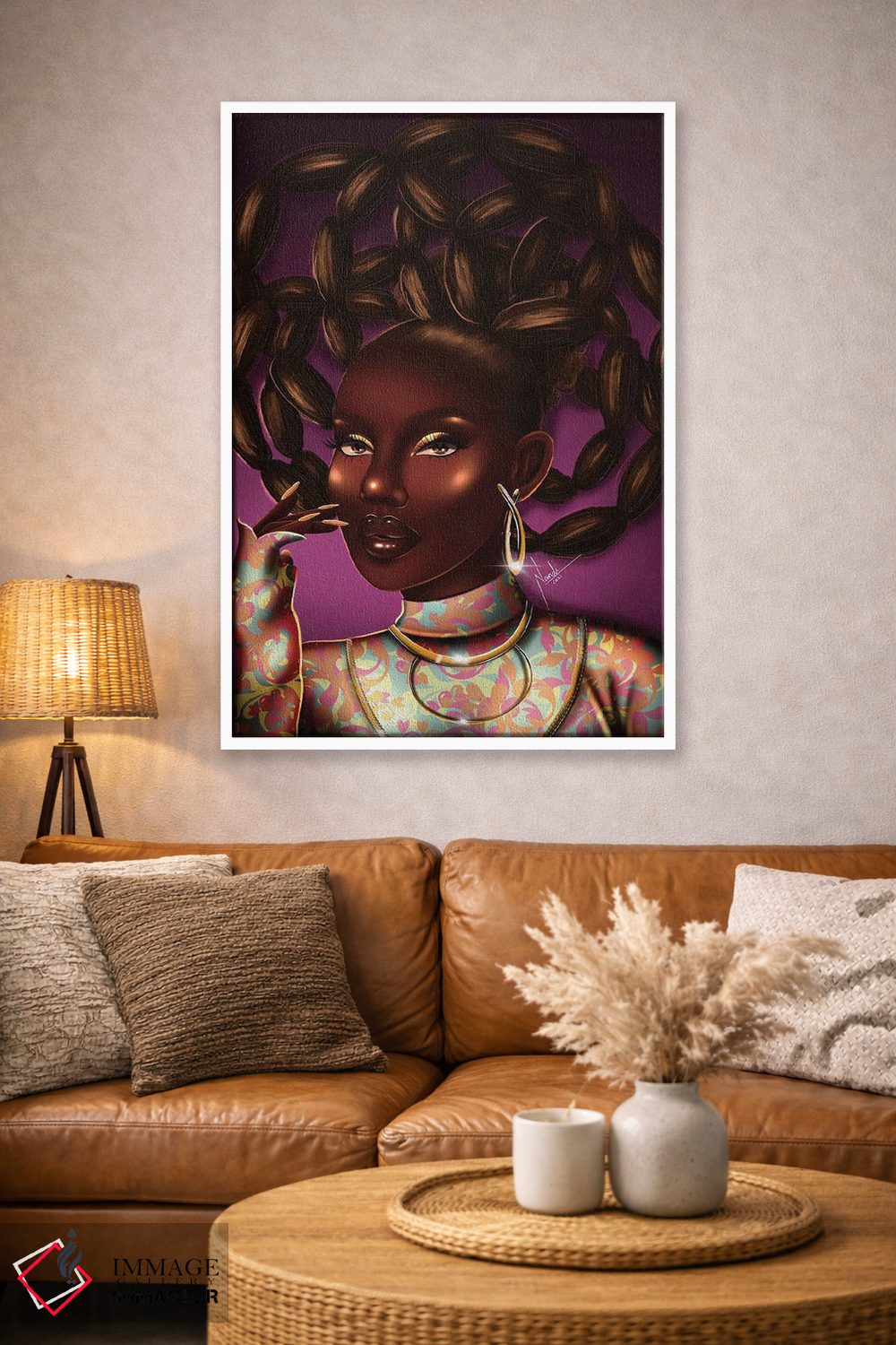 تابلو دکوراتیو تاج اثر ناندی ال. فرناندز - D3W