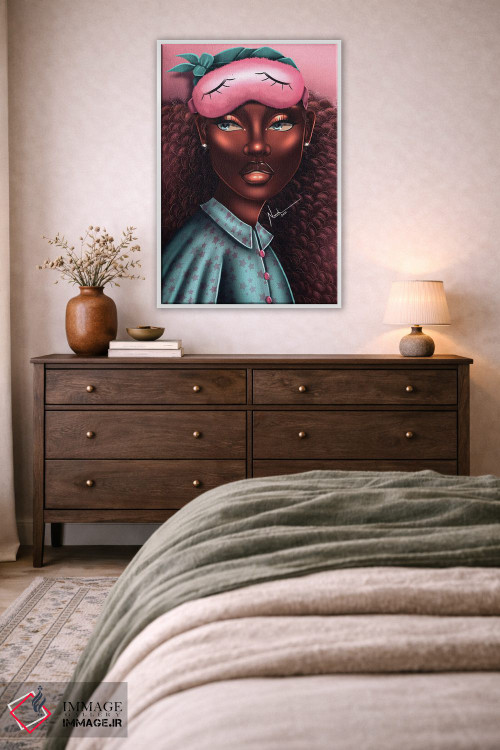 تابلو دکوراتیو آرامش در بستر اثر ناندی ال. فرناندز - D2W