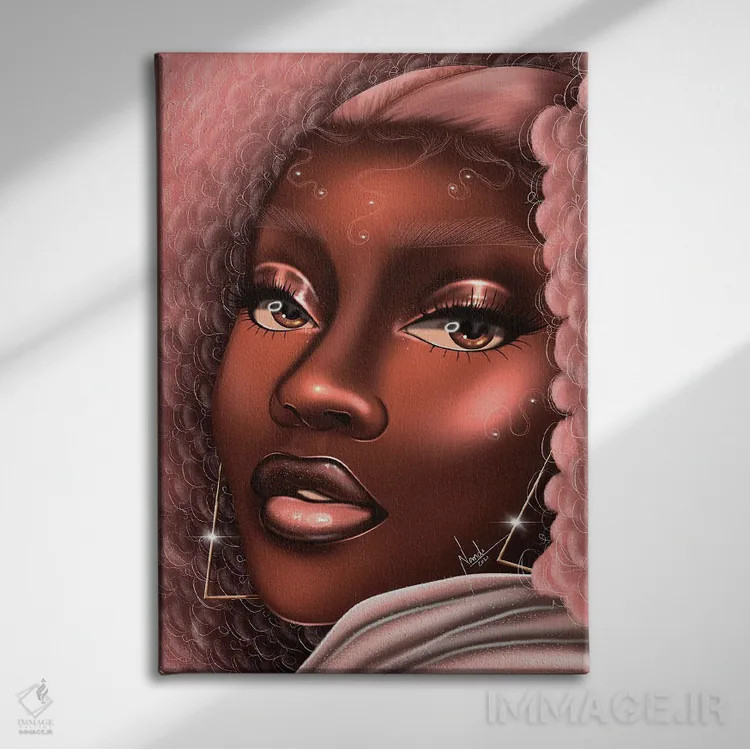 تابلو دکوراتیو پشمک اثر ناندی ال. فرناندز - نمای روبهرو روی دیوار