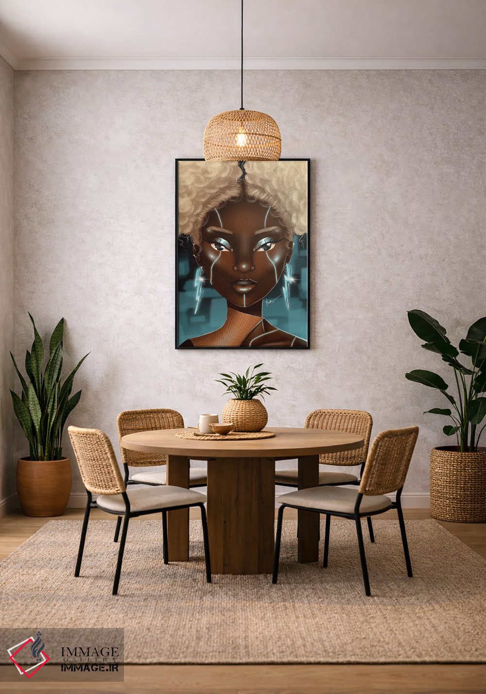 تابلو دکوراتیو طوفان اثر ناندی ال. فرناندز - D5B