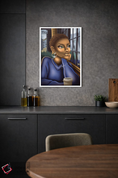 تابلو دکوراتیو قرار قهوه اثر ناندی ال. فرناندز - D1W