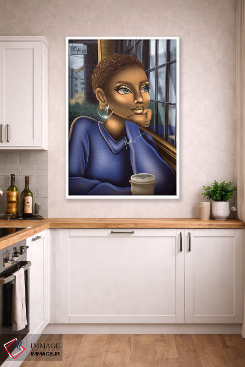 تابلو دکوراتیو قرار قهوه اثر ناندی ال. فرناندز - D3W