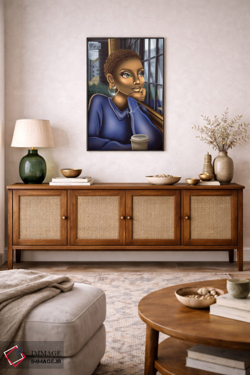 تابلو دکوراتیو قرار قهوه اثر ناندی ال. فرناندز - D4B