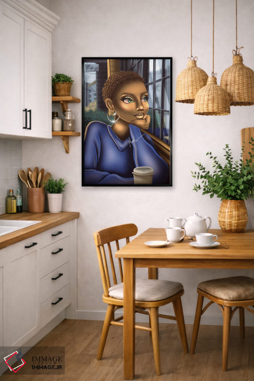 تابلو دکوراتیو قرار قهوه اثر ناندی ال. فرناندز - D6B