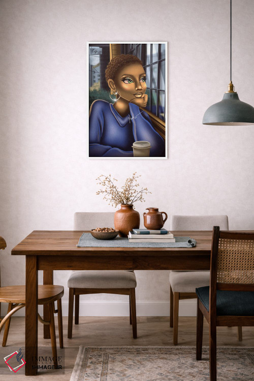 تابلو دکوراتیو قرار قهوه اثر ناندی ال. فرناندز - D5W