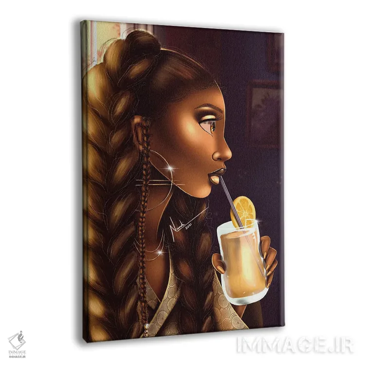 تابلو دکوراتیو آب لیمو اثر ناندی ال. فرناندز - نمای پرسپکتیو محصول