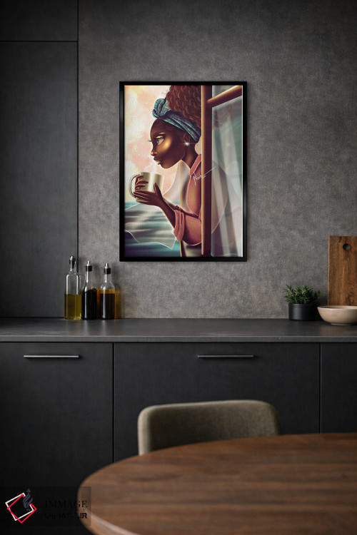 تابلو دکوراتیو قهوه صبحگاهی اثر ناندی ال. فرناندز - D2B