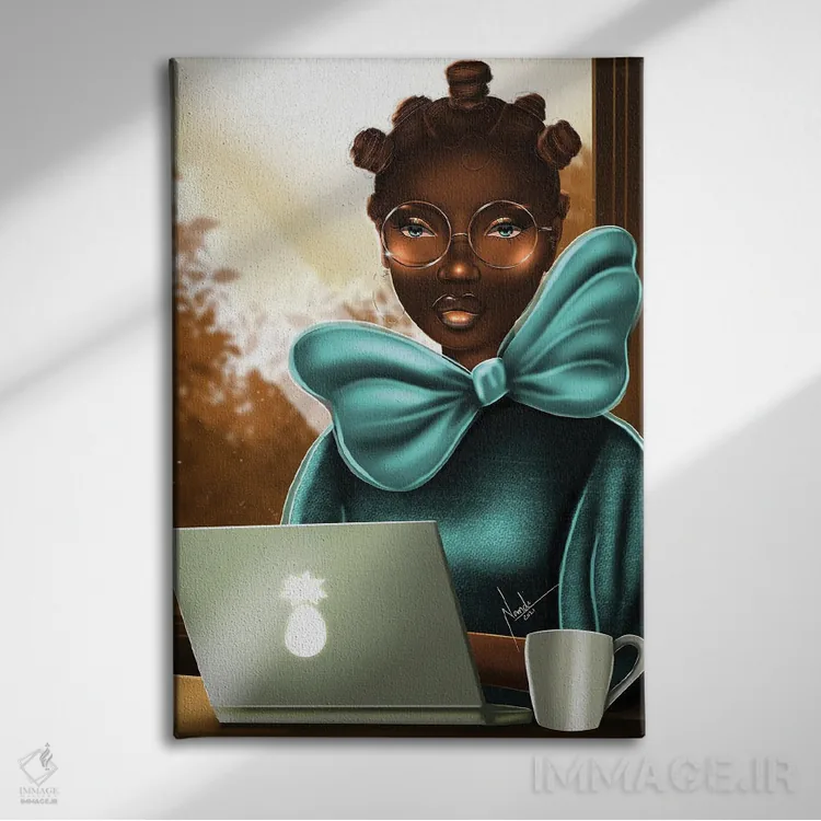 تابلو دکوراتیو بانتوها و روبان ها اثر ناندی ال. فرناندز - نمای روبهرو روی دیوار