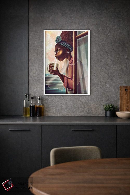 تابلو دکوراتیو قهوه صبحگاهی اثر ناندی ال. فرناندز - D1W