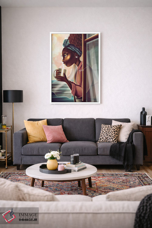 تابلو دکوراتیو قهوه صبحگاهی اثر ناندی ال. فرناندز - D3W