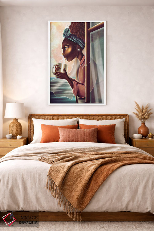 تابلو دکوراتیو قهوه صبحگاهی اثر ناندی ال. فرناندز - D4W