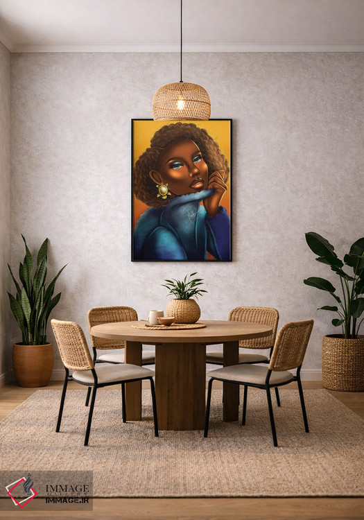 تابلو دکوراتیو یقه اسکی اثر ناندی ال. فرناندز - D2B