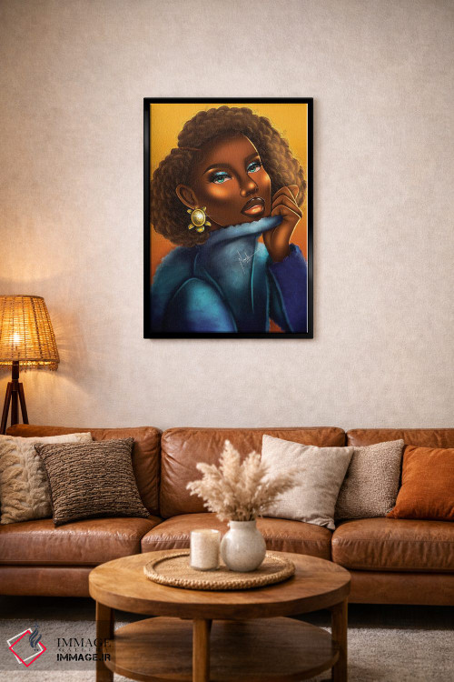 تابلو دکوراتیو یقه اسکی اثر ناندی ال. فرناندز - D1B