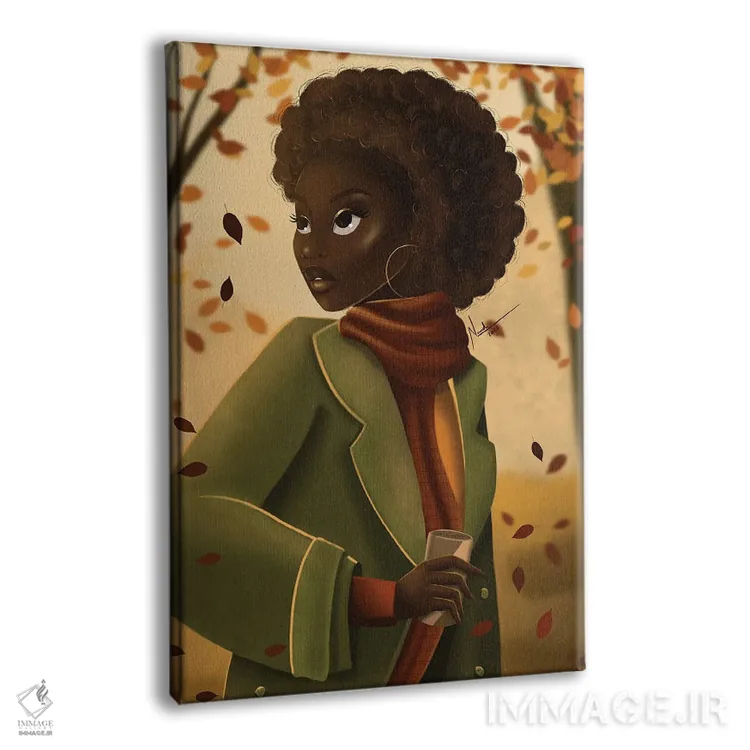 تابلو دکوراتیو سقوط پاییز اثر ناندی ال. فرناندز - نمای پرسپکتیو محصول