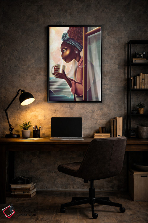 تابلو دکوراتیو قهوه صبحگاهی اثر ناندی ال. فرناندز - D6B