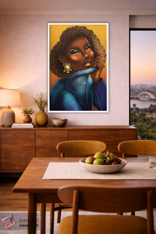 تابلو دکوراتیو یقه اسکی اثر ناندی ال. فرناندز - D5W