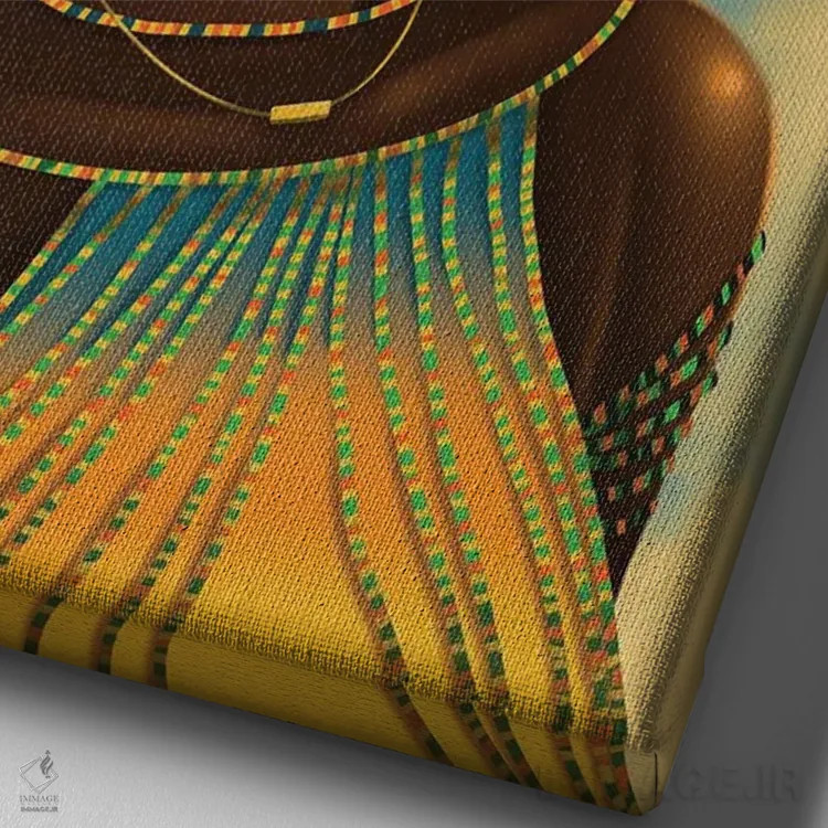 تابلو دکوراتیو در میان ابرها اثر ناندی ال. فرناندز - نمای نزدیک بافت بوم