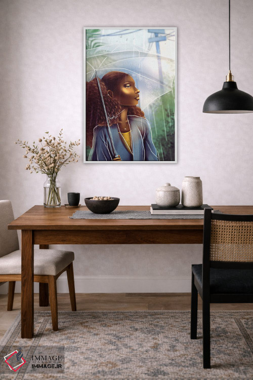 تابلو دکوراتیو روز بارانی اثر ناندی ال. فرناندز - D2W