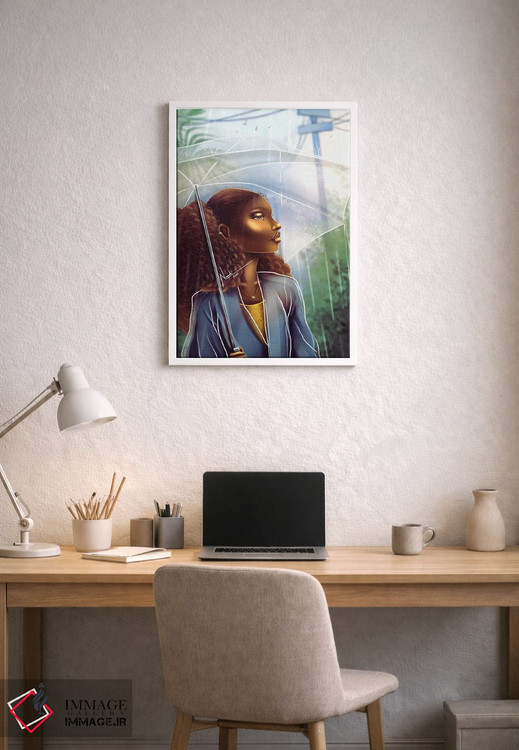 تابلو دکوراتیو روز بارانی اثر ناندی ال. فرناندز - D1W