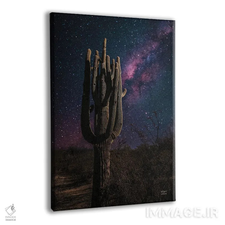 تابلو دکوراتیو شب های کویر اثر نیتن لارسون - نمای پرسپکتیو محصول