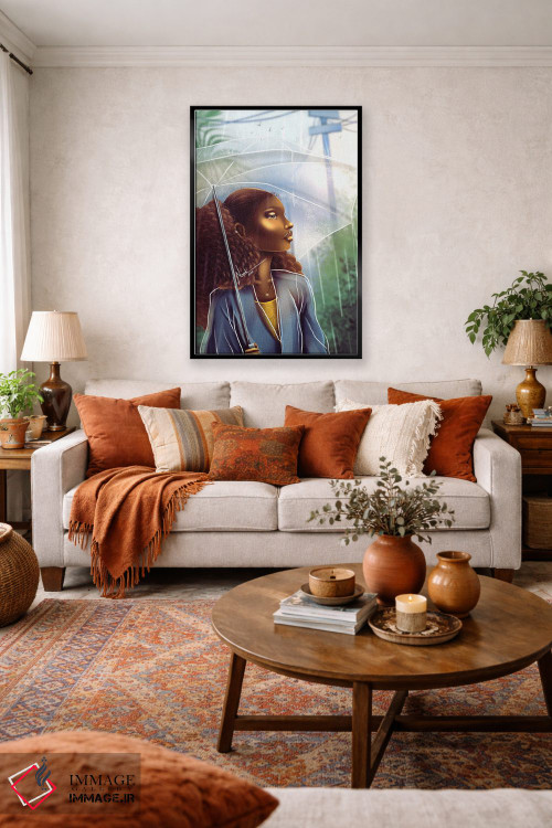 تابلو دکوراتیو روز بارانی اثر ناندی ال. فرناندز - D4B