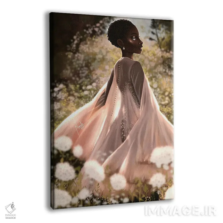 تابلو دکوراتیو چمنزار اثر ناندی ال. فرناندز - نمای پرسپکتیو محصول