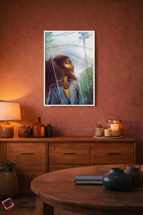 تابلو دکوراتیو روز بارانی اثر ناندی ال. فرناندز - D3W