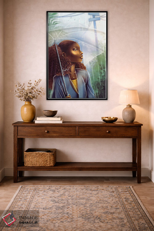 تابلو دکوراتیو روز بارانی اثر ناندی ال. فرناندز - D6B