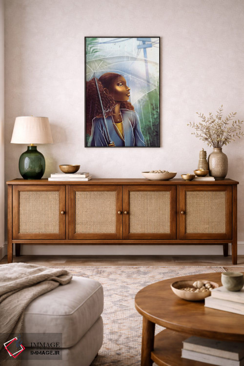 تابلو دکوراتیو روز بارانی اثر ناندی ال. فرناندز - D5B