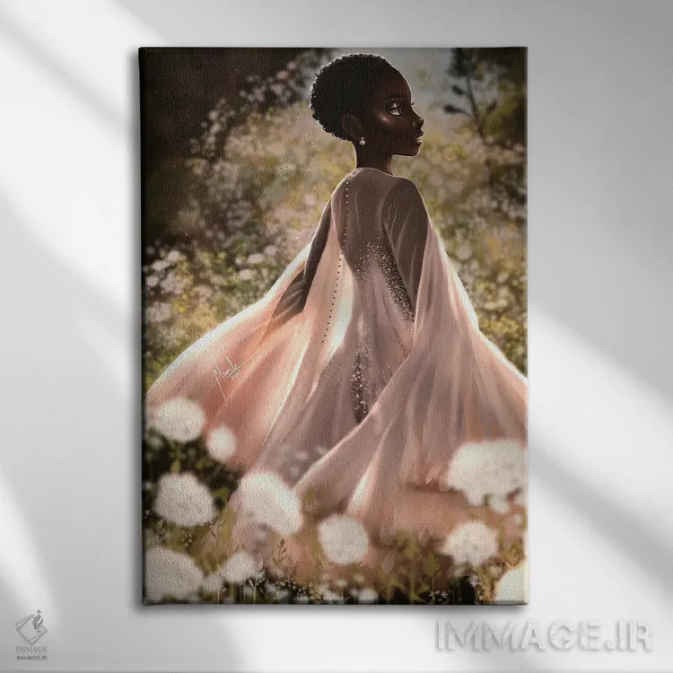 تابلو دکوراتیو چمنزار اثر ناندی ال. فرناندز - نمای روبهرو روی دیوار