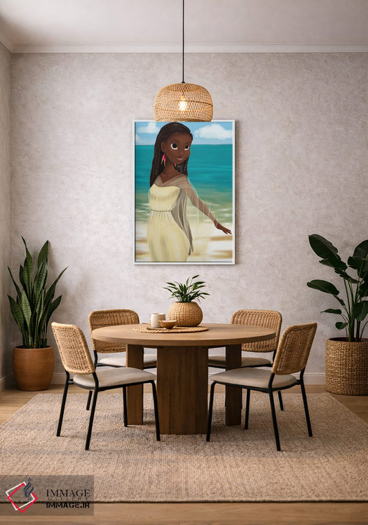 تابلو دکوراتیو دختر جزیره اثر ناندی ال. فرناندز - D2W