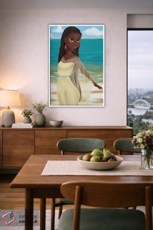 تابلو دکوراتیو دختر جزیره اثر ناندی ال. فرناندز - D5W