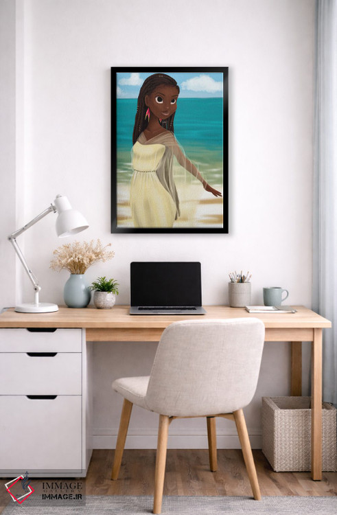 تابلو دکوراتیو دختر جزیره اثر ناندی ال. فرناندز - D6B