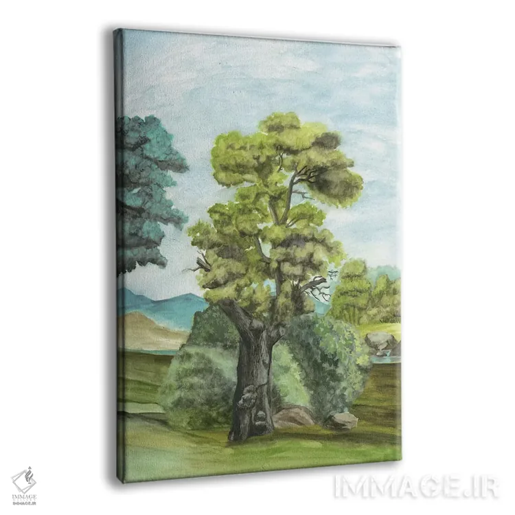 تابلو دکوراتیو کاغذ دیواری منظره دار فرانسوی دو اثر نائومی مک کاویت - نمای پرسپکتیو محصول