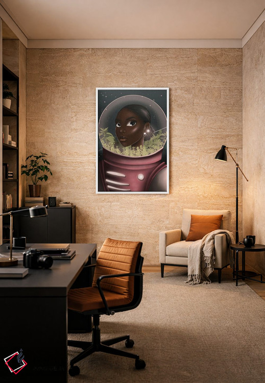 تابلو دکوراتیو در فضا اثر ناندی ال. فرناندز - D5W